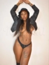 Melany - Hot Latina girl with chocolate skin/ strapon