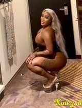 Ebony TS - XXL Big American horny cock n ass