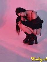 Milana - Sexy brunette, predator's look