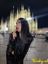 Milana - Sexy brunette, predator's look