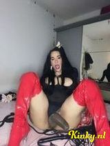 Belleza - 22cm dikke kont expert met beginners feestkoningin